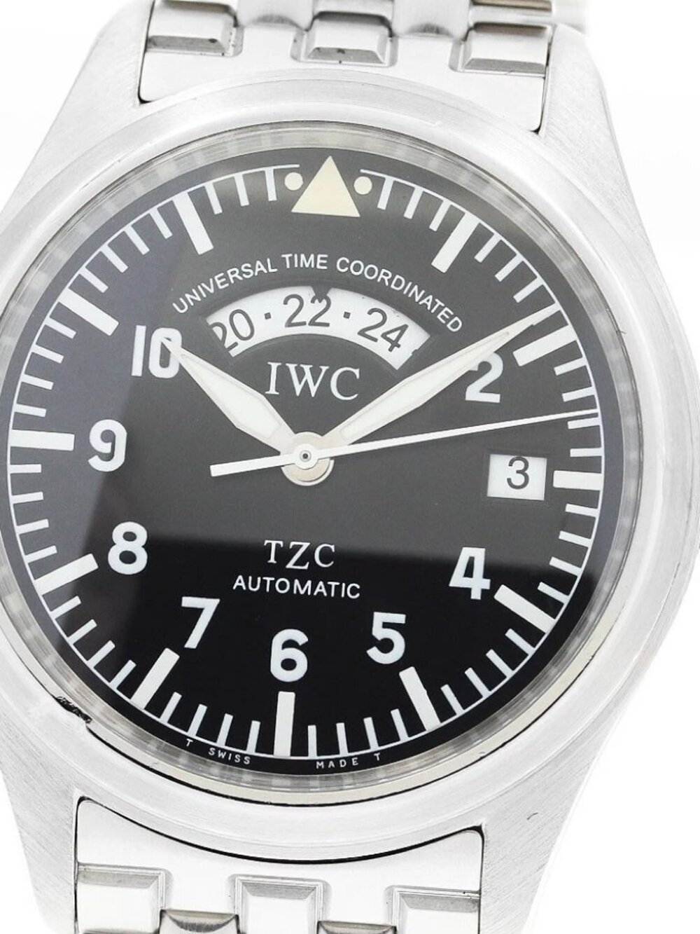 IWC SCHAFFHAUSEN Pilot Watch Freeger UTC IW325102 Automatic Men's Watch